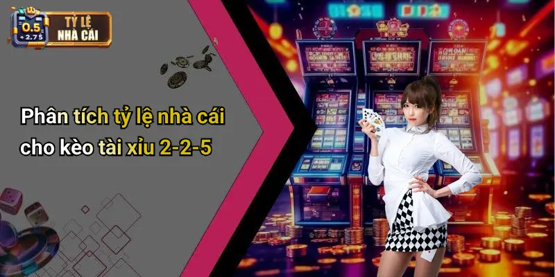 Phân tích tỷ lệ nhà cái cho kèo tài xỉu 2-2-5