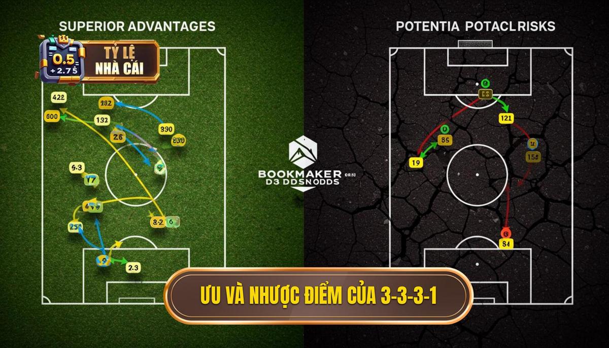 Ưu Điểm Vượt Trội và Rủi Ro Tiềm Tàng của 3-3-3-1