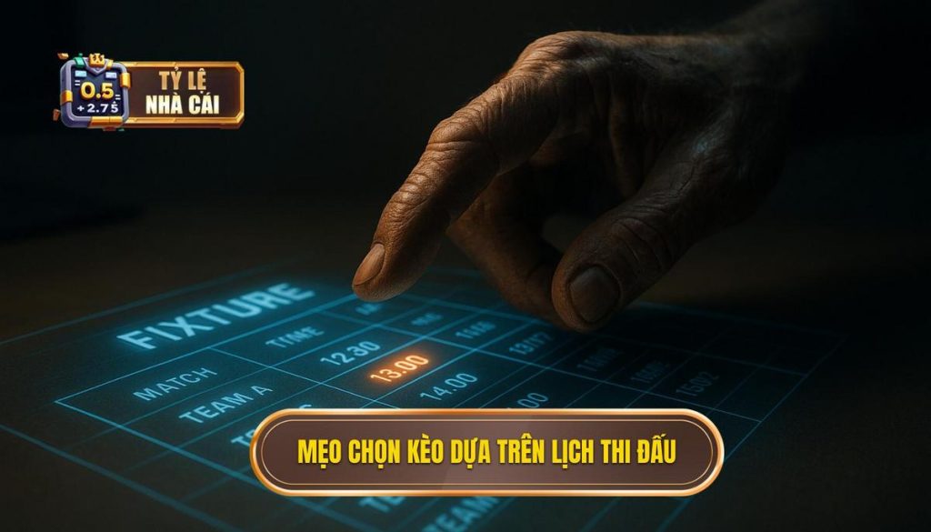 Mẹo chọn kèo dựa trên lịch thi đấu