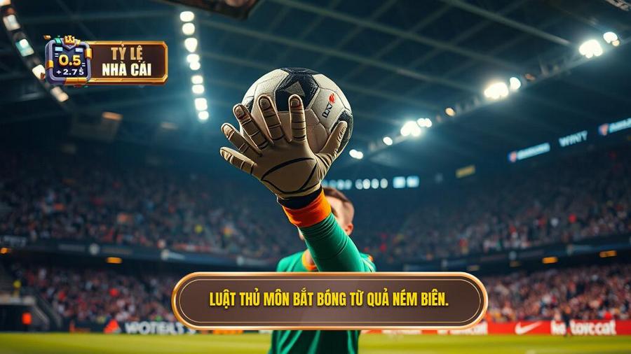 1. Luật thủ môn bắt bóng từ quả ném biên.