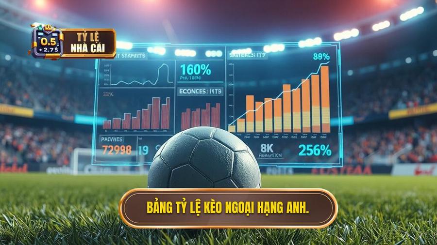 1. Bảng tỷ lệ kèo Ngoại hạng Anh.