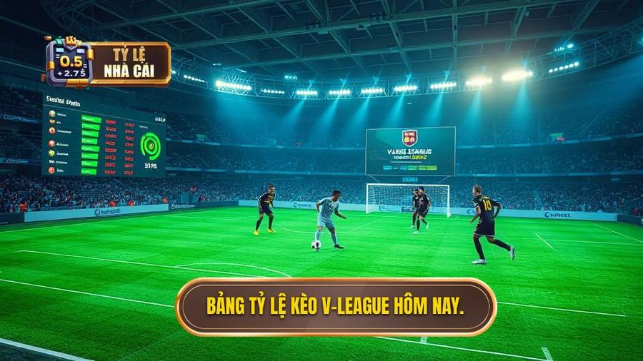 1. Bảng tỷ lệ kèo V-League hôm nay.