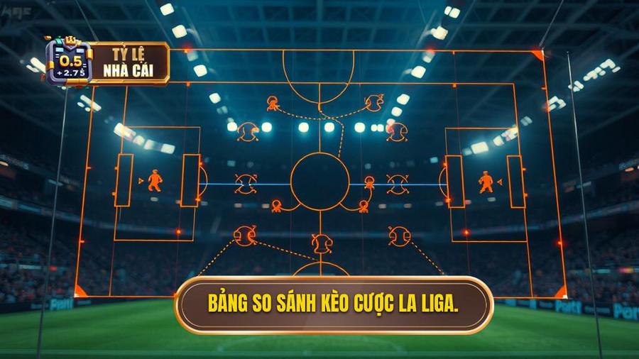 3. Bảng so sánh kèo cược La Liga.