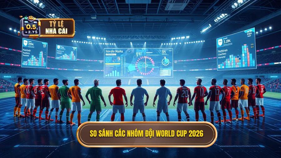 3. So sánh các nhóm đội World Cup 2026