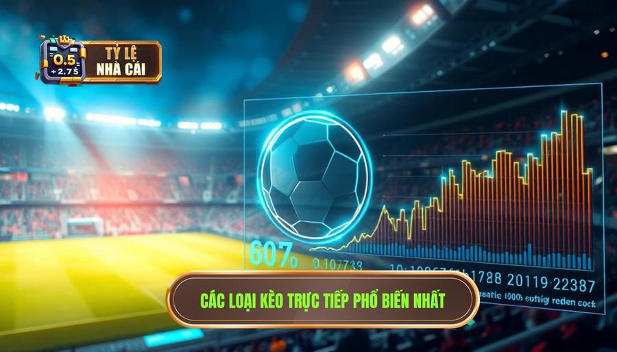 Các loại kèo trực tiếp phổ biến nhất