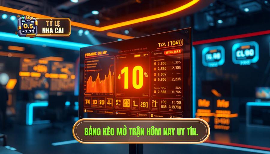 Bảng kèo mở trận hôm nay uy tín