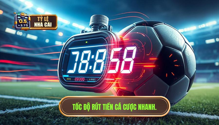 Tại sao tốc độ rút tiền lại quan trọng trong cá cược bóng đá?