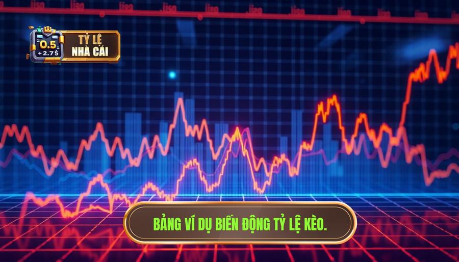 Bảng so sánh ví dụ về biến động tỷ lệ nhà cái Bảng so sánh ví dụ về biến động tỷ lệ nhà cái